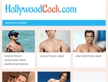 Tablet Screenshot of hollywood-cock.com